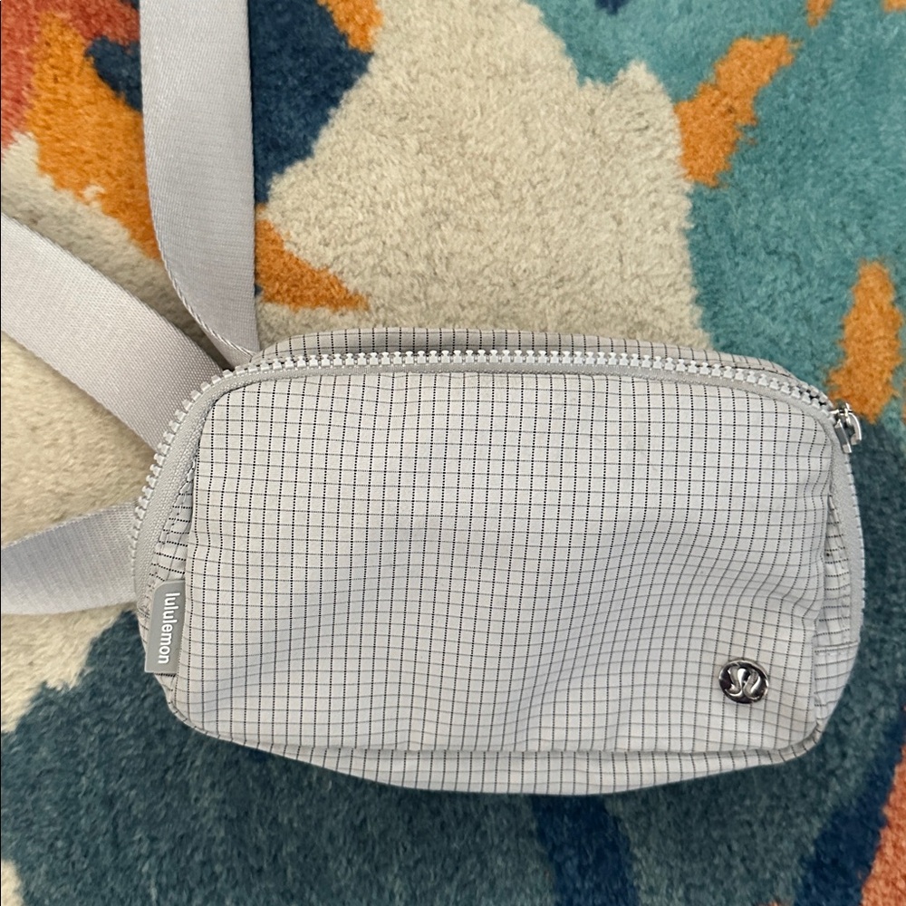 Lululemon Silver Crossbody Bag